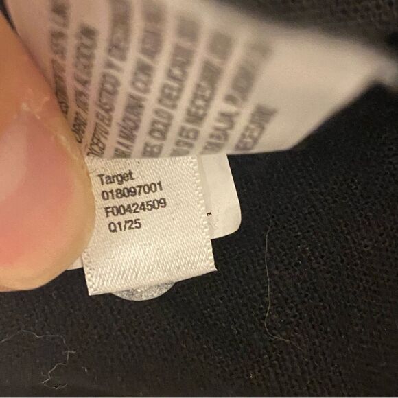 A New Day Crewel Maxi A-Line linen Dress black white embroidery sun dress XXL - Picture 14 of 14